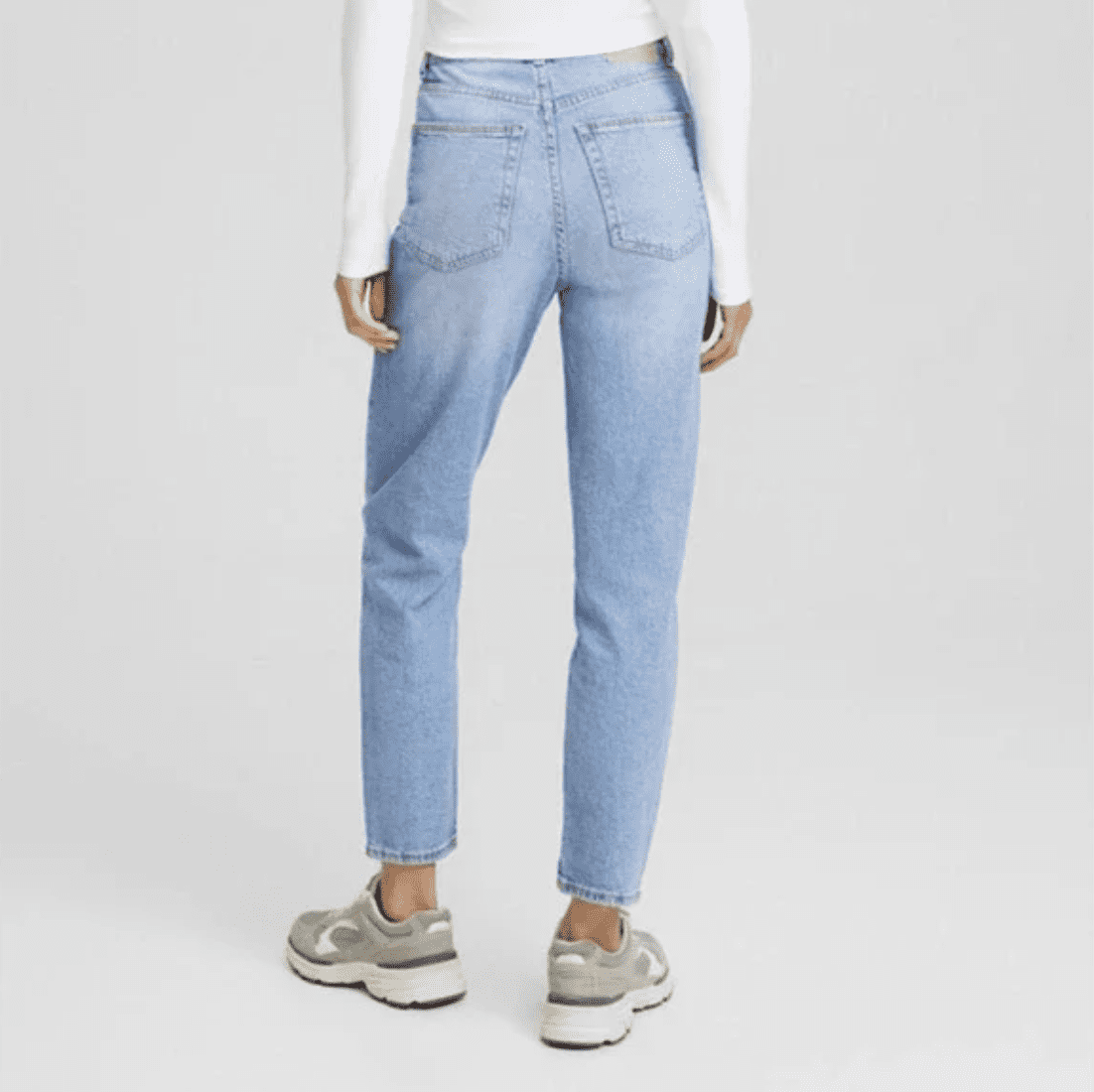 Slim mom jeans bershka sale
