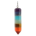 thumbnail image 2 of Reiki Energy Crystal Wand Dowsing Mirando Dowser w / 7 chakra type Zulema Péndulo de radiestesia, 2 of 7