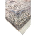 thumbnail image 3 of Pasargad Home 102" x 144" Hand-Knotted Silk & Wool Area Rug in Ivory/Peach, 3 of 6
