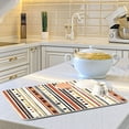 thumbnail image 6 of Yayeee Dish Drying Mat for Kitchen Counter 18"x24" Microfiber Absorbent Pad, Brown Abstract Dots, 6 of 7