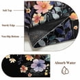 thumbnail image 6 of 6x9 Area Rugs for Living Room, Black Spring Floral Non Slip Area Rugs for Kitchen Bedroom Entryway, Elegant Flowers Farmhouse Botanical Washable Carpet Runner Rug Floor Mats for Bedroom Home Decor, 6 of 8