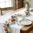 thumbnail image 6 of 59 Inch Independence Day Daisy Vine Garland, Red White Blue Artificial Flower Strand for 4th of July Wreath and Mantel Decor,July 4th Decorations, 6 of 8