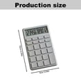 thumbnail image 2 of Ynlkorvg Pocket & Desktop Beige Calculator With A LCD Power Handheld Desktop. Color. Business High School A Portable Calculator Is A Small And Lightweight Computing Tool That Can Usually, 2 of 5