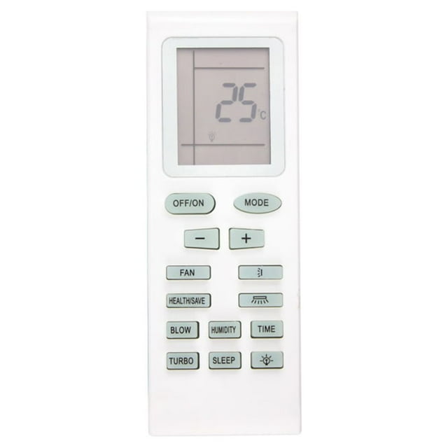 Langgg Air Conditioner Remote Control Digital Display A/C Press Button Controller Switch Room Office Replacement for Gree