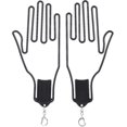 thumbnail image 1 of Golf Gloves Stretcher, Pack Of 2 Plastic Support Purse Holder Rack Hanger Tool Accessories Black, 1 of 5