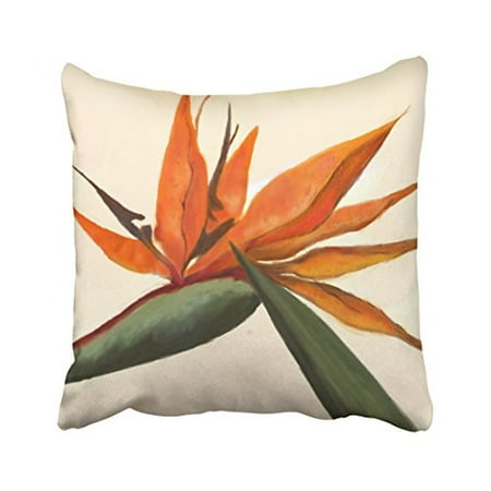 Bird Of Paradise Cover - WinHome Cute Retro Fashion Bird Of Paradise Polyester 18 x 18 Inch Square Throw Pillow Covers With Hidden Zipper Home Sofa Cushion Decorative Pillowcases