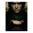 thumbnail image 1 of Lord of the Rings Fellowship of the Rings Poster 24x36 Hobbit Frodo Baggins One, 1 of 1