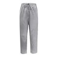 thumbnail image 5 of Ediodpoh Summer Elastic High Waisted Striped Linen Wide Leg Loose Womens Pants Comfortable and Breathable GY2 M, 5 of 5