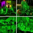 thumbnail image 4 of 2Pack 33ft 100 LED Fairy Lights Battery Operated Waterproof Copper Wire String Lights with Remote for Home Garden Christmas Party Holiday Decor (Green), 4 of 7