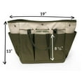 thumbnail image 6 of Ferry Morse Garden Tool Bag, 8 Pockets Gardening Bag, Heavy Duty Tote Caddy, 6 of 8
