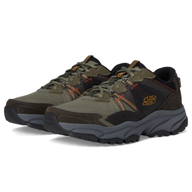 Zapatilla Skechers Vigor at Durango para hombre, oliva/multicolor, talla 9