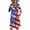 American Flag, variant on Sunflower Maternity Nursing Dress for Breastfeeding Friendly Midi Dresses Long Sleeve Pregnant Dress for Women Fall Lightweight Womens A Line Dress Casual Size S