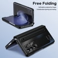 thumbnail image 4 of ELEHOLD Case Samsung Galaxy Z Fold 6,Case with Pen & Pen Holder with Kickstand & Hinge Protection,Protective Case Cover with Screen Protector,Black, 4 of 8