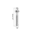 thumbnail image 2 of Drum Tension Rods M6 x 40mm for Bass Drum Hardware Parts Accessory Pack of 6, 2 of 5