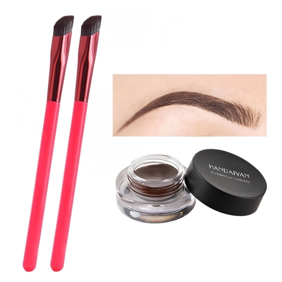 RAGUPEL 2Pcs Multi-Function Eyebrow Brush,Make Hair Like Strokes at All,Eye Brow Concealer Contour Brush,Professional Square Angled Eyebrow Brush for Eye Brow Makeup