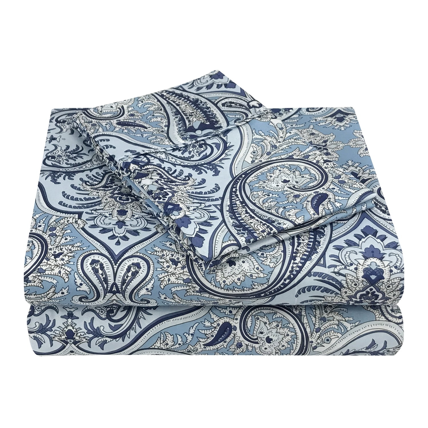 Decorative Paisley Microfiber Sheet Set - Walmart.com - Walmart.com