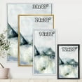 thumbnail image 4 of Designart 'Dark Blue Mountain Landscape Winter Minimalistic' Modern Framed Canvas Wall Art Print, 4 of 5