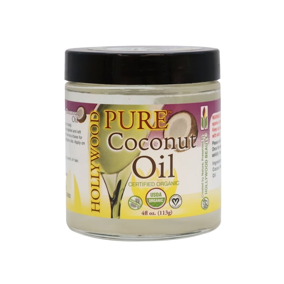 Hollywood Beauty 4 fl. oz. Organic Coconut Oil, for All Hair Types