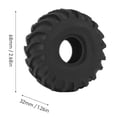 thumbnail image 4 of 4PCS 1.0in Wheel Rubber Tires Anti Slip Better Grip RC Rubber Tyre for SCX24 1/24 RC Crawler, 4 of 8