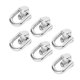 thumbnail image 5 of Rival De Anillo De 20pcs De 16x12 Mm D 360 Patinetes De Tornillo De aleación De Zinc Giratorios Para Artesanías De Cuero, Cinturones Y Bolsas, 5 of 7