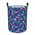 thumbnail image 6 of Lsque Plants And Flamingos pattern Laundry Hamper Basket, Tall Woven Rope Hamper Basket for Clothes, Lightweight Storage Basket, Collapsible Waterproof-Medium, 6 of 8
