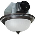 thumbnail image 2 of Air King AKLC701 Decorative Quiet Round Bathroom Fan w/ Moonstone Light, Bronze, 2 of 2