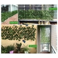 thumbnail image 4 of Labymos Imitation Fence Leaf Fake Plant Ivy Fence Courtyard Fence Decoration Extention-Type Fence, 4 of 8