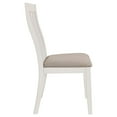 thumbnail image 4 of DPlus Vertical Slat Back Dining Side Chair Off White (Set of 2), 4 of 5