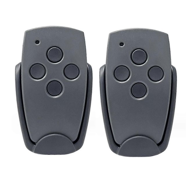 Para abrepuertas de garaje digitales 302 y 304, control remoto de 868 MHz para abrepuertas de garaje, paquete de 2 (con soporte).