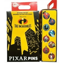 Disney Parks Pixar The Incredibles Mystery Pin Blind Pack – 2-Pc. Pin New With Card