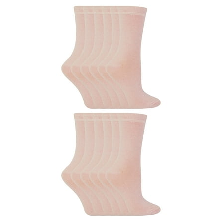 

12 Pair Multipack Kids Cotton Colourful Casual Socks | Sock Snob | Plain Dress Socks for Boys & Girls