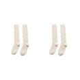 thumbnail image 4 of Medias por encima de la rodilla Sonducket calcetines de alta moda para botas uniforme cálido Otoño beige, 4 of 6