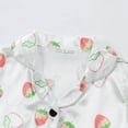 thumbnail image 6 of Bovxnpu Girls Sleepwear 2 Piece Loungewear Set Toddler Graphic Loungewear Short Sleeve Pants Kids Casual Home Outfit Set, 6 of 7