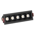 thumbnail image 2 of lionlar Recessed LED Ceiling Light Fixture Downlight Garage LED Can Lights Black 5 Light, 2 of 9