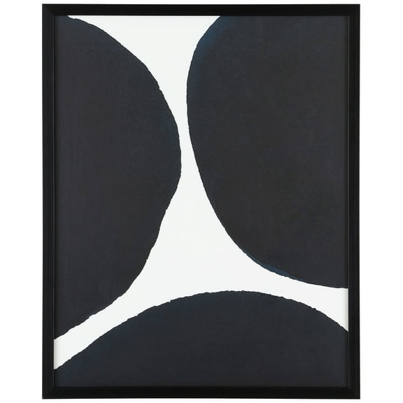 SAFAVIEH What Great Distance 16 in. x 20 in. Framed Wall Art, Midnight Blue/Ivory