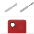 thumbnail image 3 of Unique Bargains 1 Set Foundation Spatula and Palette Set Rectangular Makeup Artist Tools Red, 3 of 5