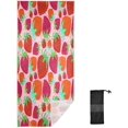 thumbnail image 2 of Dreamtimes Beach Towels Strawberries Camping Towels Sand Free Beach Towel, 30"x60" Large Beach Towels Quick Dry Bath Travel Towels Pool Yoga Beach Mat for Men Women, 2 of 7
