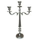 thumbnail image 1 of "Candelabros de aluminio de 3 brazos hechos a mano de 21 pulgadas en estilo tradicional, plata pulida" Benzara Inc BM01831, 1 of 2