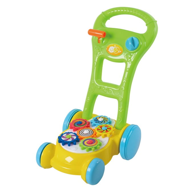 PlayGo Tiny Gears Mower Push & Pull Toys Activity Walker Baby Toddler Walker for Walking