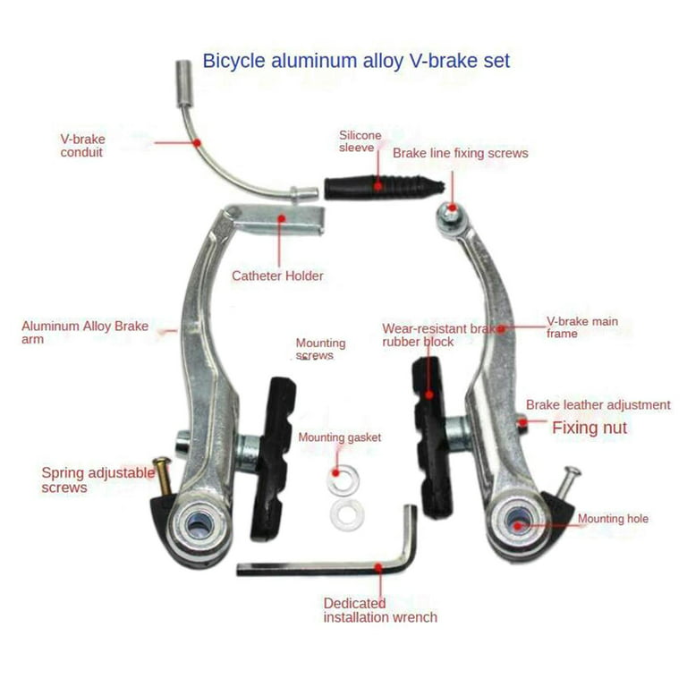 V Bicycles V BMX Brake Set Front Rear Linear Pull Level 