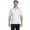 WHITE, variant on Hanes Adult 5.2 oz., 50/50 EcoSmart Jersey Knit Polo - 054