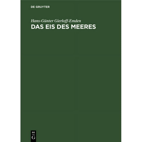 Das Eis Des Meeres (Hardcover)