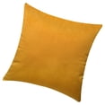 thumbnail image 2 of Funda de almohada cuadrada de terciopelo con forma de almohada, funda de almohada decorativa para sofá de color sólido, amarillo anaranjado sidaley HA003042-10, 2 of 6