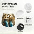 thumbnail image 6 of Picia Rustic Daisy Mason Jars Pattern Women's 2 in 1 Athletic Running Shorts High Waisted Workout Casual Gym Sweat Shorts with Comfy Liner Zipper Pockets-Medium, 6 of 9