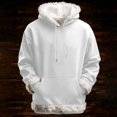 thumbnail image 2 of Misright Women'S Sherpa Fleece Lined Hoodie Plain Winter Warm Thermal Heavyweight Pullover Tops Thicken Sweatshirt With Pocket, 2 of 4