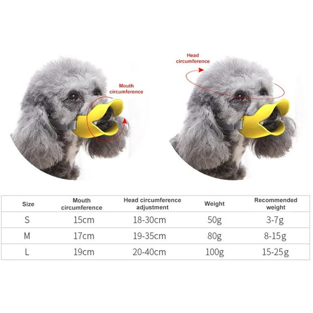 Dogs Muzzle Anti Bite Duck Mouth Shape Dog Mouth Covers Soft