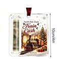 thumbnail image 3 of Christmas Cash Gift Holder Ornament, Clear Acrylic Roll Up Money Holder with Velvet Ribbon for Christmas Tree Holiday Gift Giving, 3 of 5
