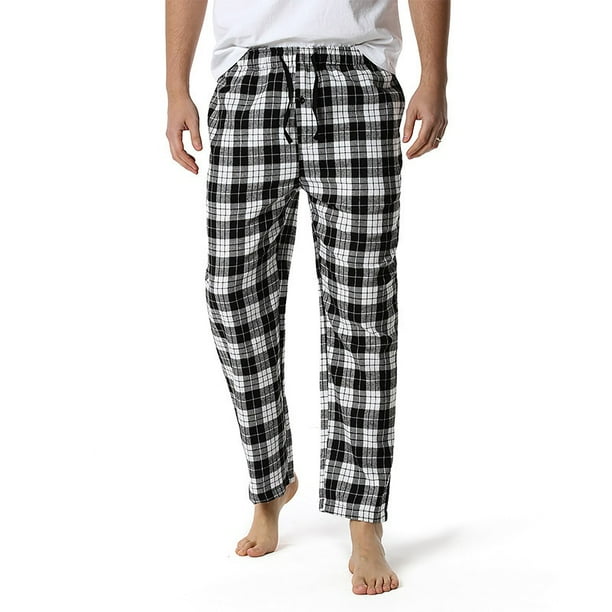 men's buffalo plaid joggers