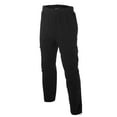 thumbnail image 3 of AKsit Mens Fashion Fleece Running Sweatpants Big Size Wild Cargo Pant(Charcoal 5XL), 3 of 5