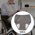 thumbnail image 3 of fastboy Elderly Incontinence Diaper Washable Soft Nappy for Adults Elderly Seniors Light Gray M, 3 of 9